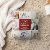 素晴らしGRANDPA '最も愛された'写真コラージュ クッション (ブランケット)