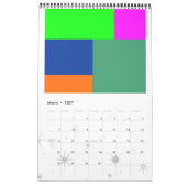 素晴らしis He© - Esp & Eng Calendar カレンダー (3月 2027)