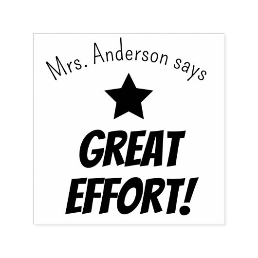 素晴らしJob Stars先生パーソナライズされた セルフインキングスタンプ (デザイン)