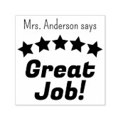 素晴らしJob Stars先生パーソナライズされた セルフインキングスタンプ (デザイン)