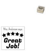 素晴らしJob Stars先生パーソナライズされた ラバースタンプ (押印)