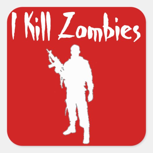 素晴らしKILL ZOMBIES – ステッカー (正面)