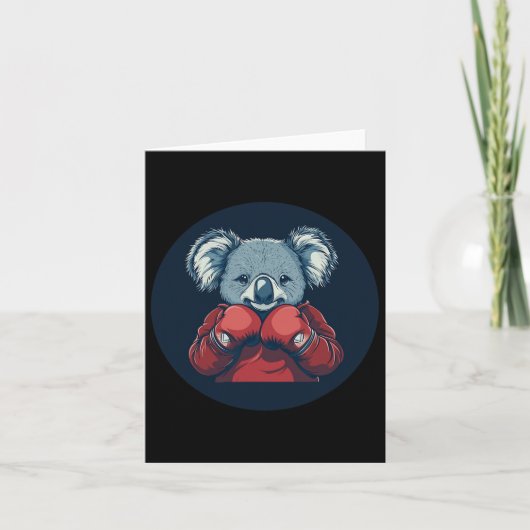 素晴らしKoala Bear Boxer For A Nockout Vibe カード (正面)