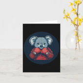 素晴らしKoala Bear Boxer For A Nockout Vibe カード (黄色い花)