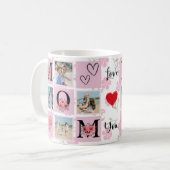 素晴らしMom Photo Mug I Love you コーヒーマグカップ (正面左)