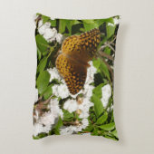 素晴らしMountain LaurelのSpangled Fritillery アクセントクッション (裏面(縦))