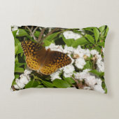 素晴らしMountain LaurelのSpangled Fritillery アクセントクッション (裏面)