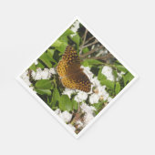 素晴らしMountain LaurelのSpangled Fritillery スタンダードランチョンナプキン (角)