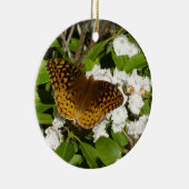 素晴らしMountain LaurelのSpangled Fritillery セラミックオーナメント (右)