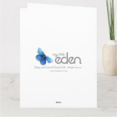 素晴らしNiece Garlの9番目の誕生日カードピンク カード (裏面)