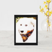 素晴らしPyrハロウィーンカード カード (黄色い花)