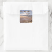 素晴らしSand Dunes Coloradoステッカー スクエアシール (バッグ)