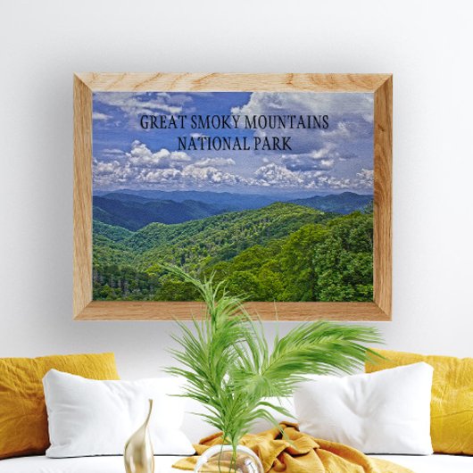 素晴らしSmoky Mountains Newfound Gap Photo ポスター