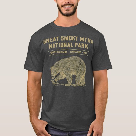 素晴らしSmoky Mountains Shirt - National Park Tシャツ (正面)