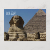 素晴らしSphinx像Giza Cairoエジプト旅行 ポストカード (正面)