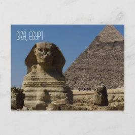 素晴らしSphinx像Giza Cairoエジプト旅行 ポストカード