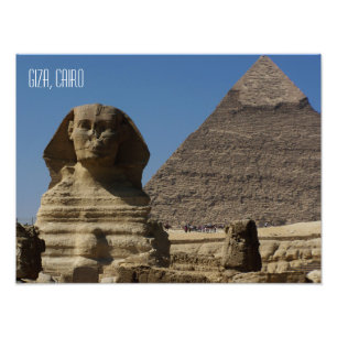 素晴らしSphinx像Giza Cairo Egyptお土産 フォトプリント