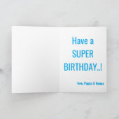 素晴らしSuperheroすごい Photo Special Kid's カード (内部)