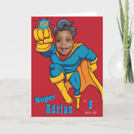 素晴らしSuperheroすごい Photo Special Kid's カード