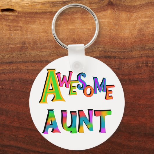 素晴らしTシャツとギフトおばさん キーホルダー (正面)