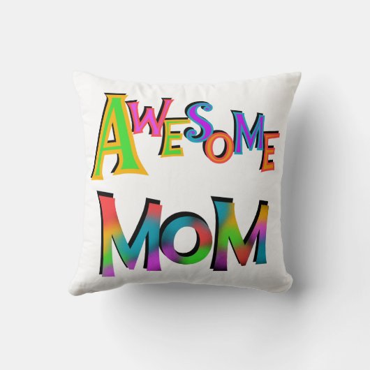 素晴らしTシャツとギフトのお母さん クッション (裏面)