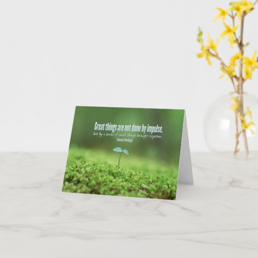 素晴らしThings感動的 Greeting Note Card カード (黄色い花)