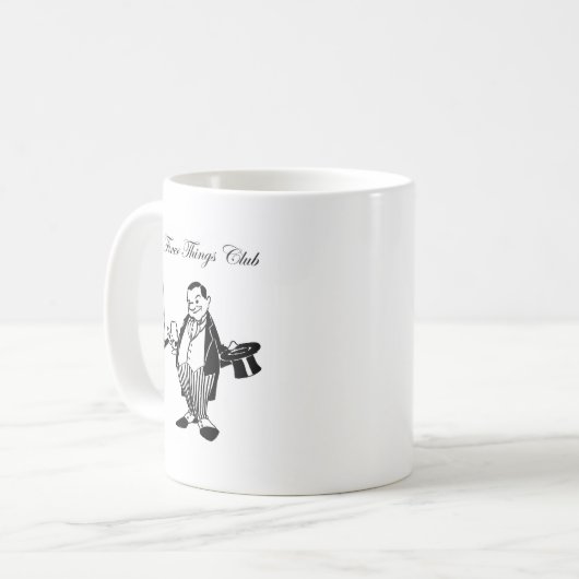 素晴らしThings Club葉巻キャラクター コーヒーマグカップ (正面左)