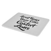 素晴らしThings Never 来 From  System心地よい引用文 カッティングボード (角)