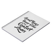 素晴らしThings Never 来 From System心地よい引用文 ノートブック (左側)