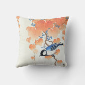 素晴らしtit on paullonia branch - Ohara Koson - Art クッション (裏面)