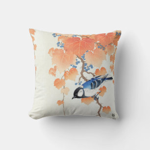 素晴らしtit on paullonia branch - Ohara Koson - Art クッション
