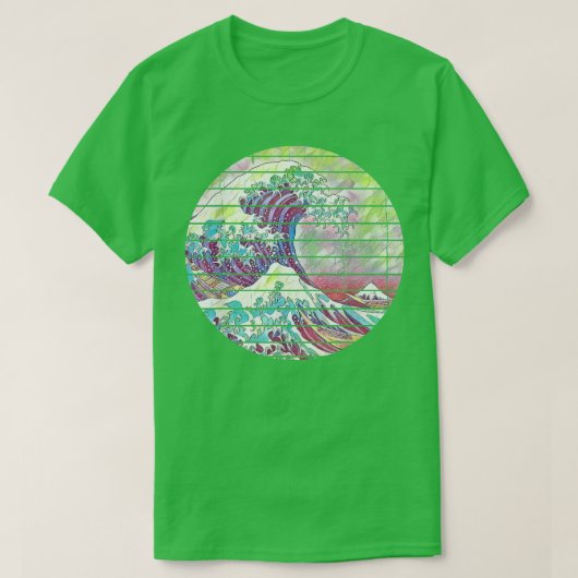 素晴らしWAVE JAPAN日本の Art Tokyo Tシャツ (デザイン正面)