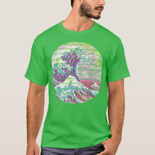 素晴らしWAVE JAPAN日本の Art Tokyo Tシャツ