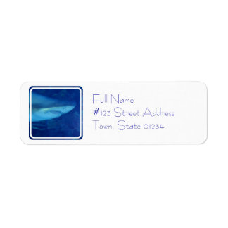 素晴らしWhite Shark宛名ラベル ラベル