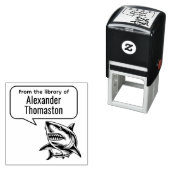 素晴らしWhite Shark Talk Bubble Library書籍名 セルフインキングスタンプ (インサイチュ)