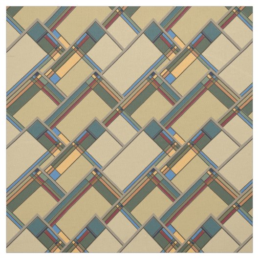 素晴らはっきりしたしい芸術工芸幾何学模様 ファブリック (見本)