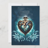 素晴らエレガントしいスチームパンクハート。 セーブザデート (裏面)