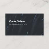 素晴らエレガントしい素敵なtouchを持つ名刺 名刺 (正面)