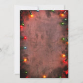 素晴らクールしい新年イブ招待状 招待状 (裏面)