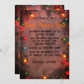 素晴らクールしい新年イブ招待状 招待状 (正面/裏面)