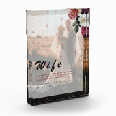 素晴らモダンしい妻の定義驚きが彼女に贈る フォトブロック (左)