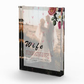 素晴らモダンしい妻の定義驚きが彼女に贈る フォトブロック (右)