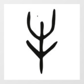 素晴ら中国のしい〔占星術の〕十二宮図 – オックス – #001- ウィンドウサイン (シート)