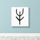 素晴ら中国のしい〔占星術の〕十二宮図 – オックス – #001- キャンバスプリント (インサイチュ (ウッドフロア))