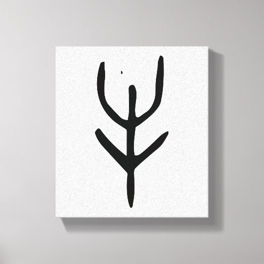 素晴ら中国のしい〔占星術の〕十二宮図 – オックス – #001- キャンバスプリント (正面)