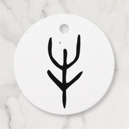 素晴ら中国のしい〔占星術の〕十二宮図 – オックス – #001- フェイバータグ