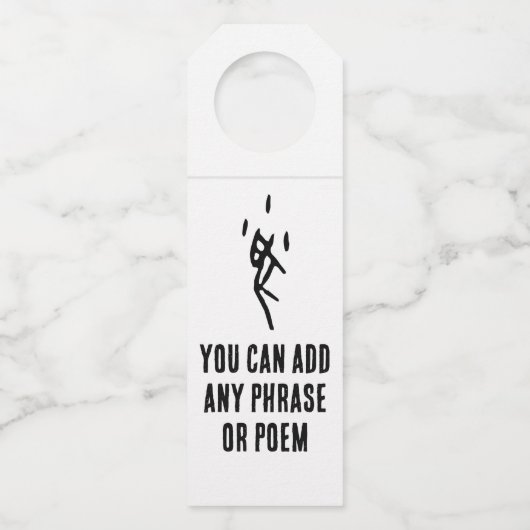 素晴ら中国のしい〔占星術の〕十二宮図 – ラト#001- ボトルネックタグ (正面)