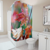 素晴ら日本のしいメ葉ジ シャワーカーテン (インサイチュ)