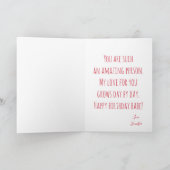 素晴ら最高のしい彼氏の写真 シーズンカード (内部)