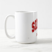 素晴ら独身のしい反バレンタイン コーヒーマグカップ (左)